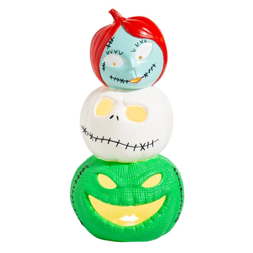 The Nightmare Before Christmas Light-Up Jack, Sally & Oogie Boogie Decoration, 18 1/2"