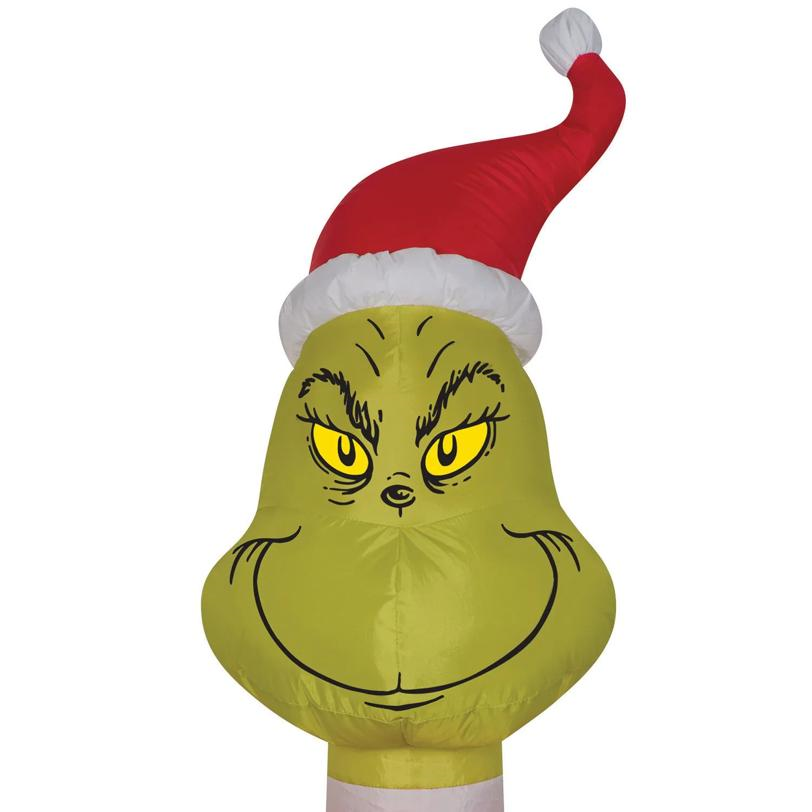 AIRBLOWN GRINCH RED WHITE CANDY