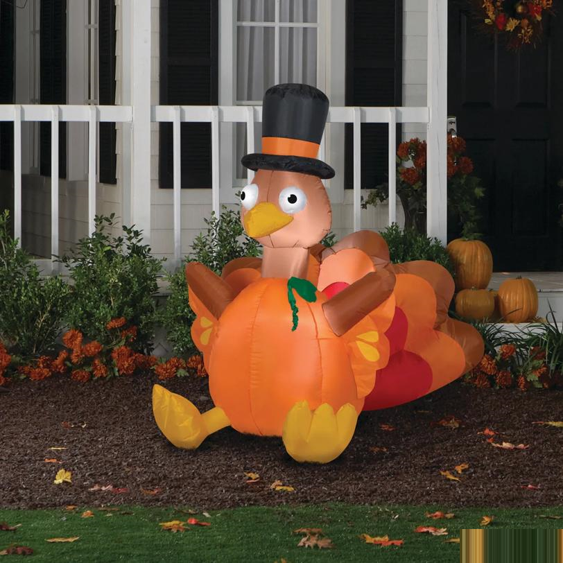 Airblown Pumpkin Turkey