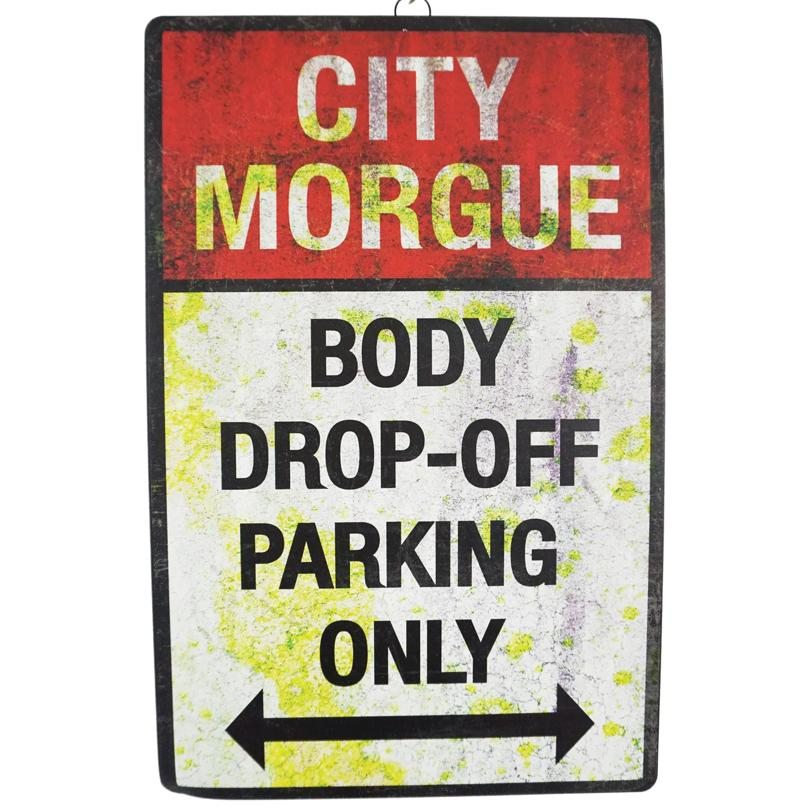 Body Drop Off Parking Sign