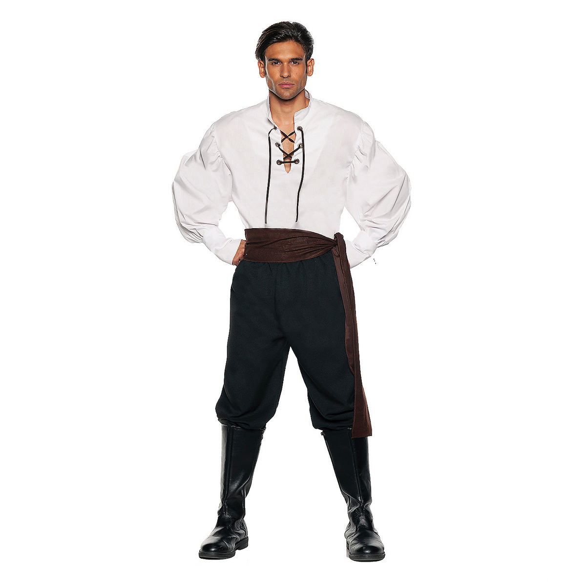 Men's White Renaissance Costume Shirt