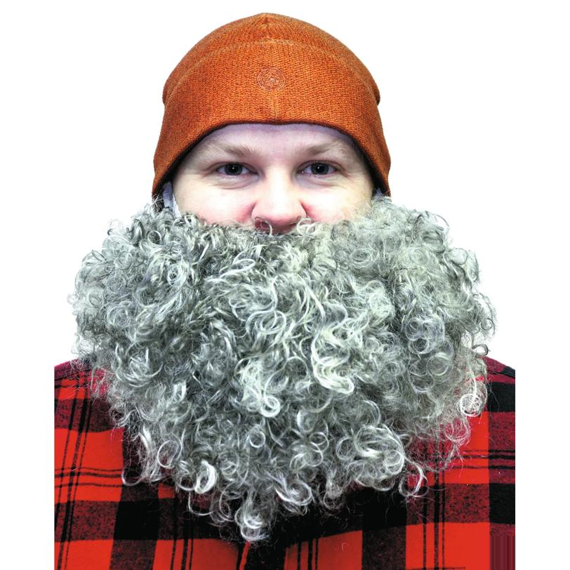 Beard Big And Curly Grey