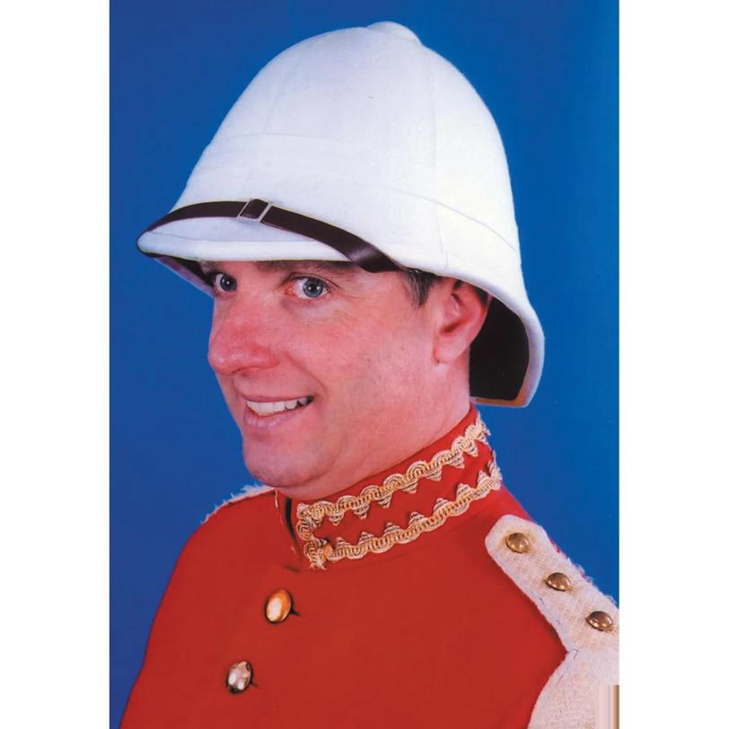 Pith Hat British White Qlty