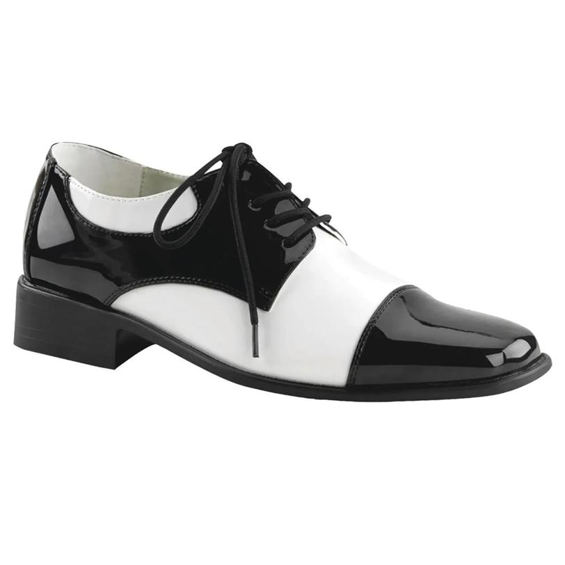 Men's Oxford Black And White Shoes
