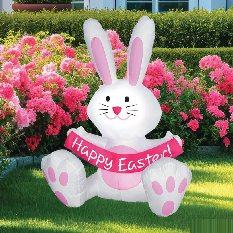Happy Easter Bunny Airblown 4 Feet
