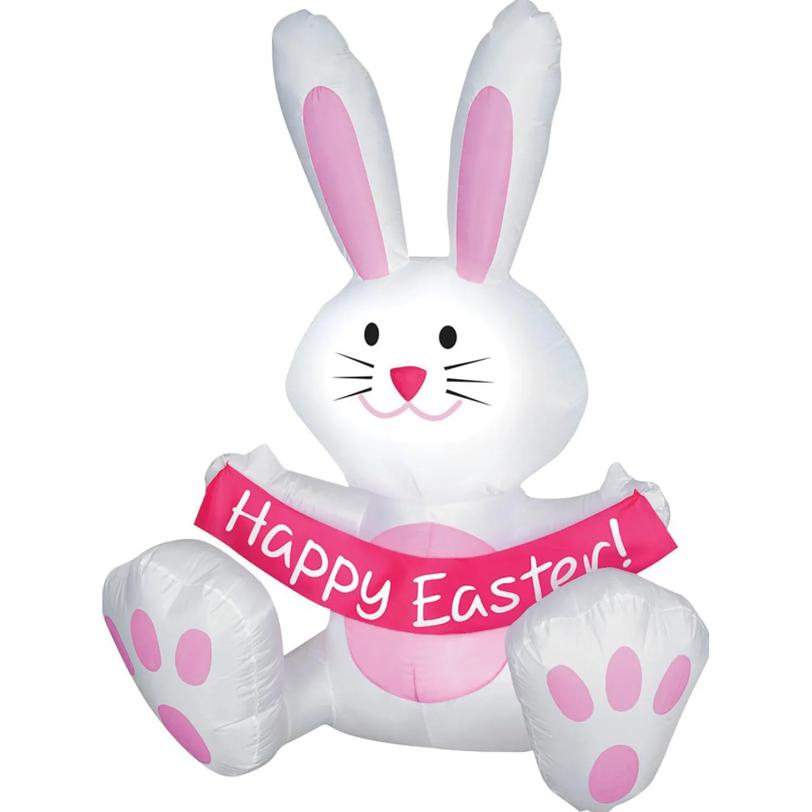 Happy Easter Bunny Airblown 4 Feet