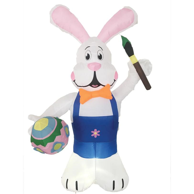 Inflate Bunny W Eggs Paint Pen
