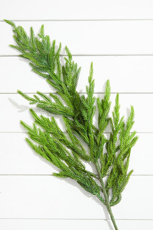 38” Natural Touch Norfolk Pine Spray for Holiday Floral Displays