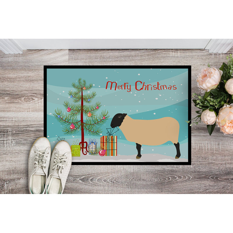 Macy Non-Slip No Pattern Christmas Doormat
