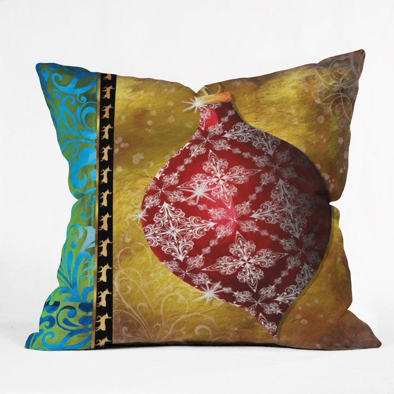 Madart Inc Elegante Throw Pillow