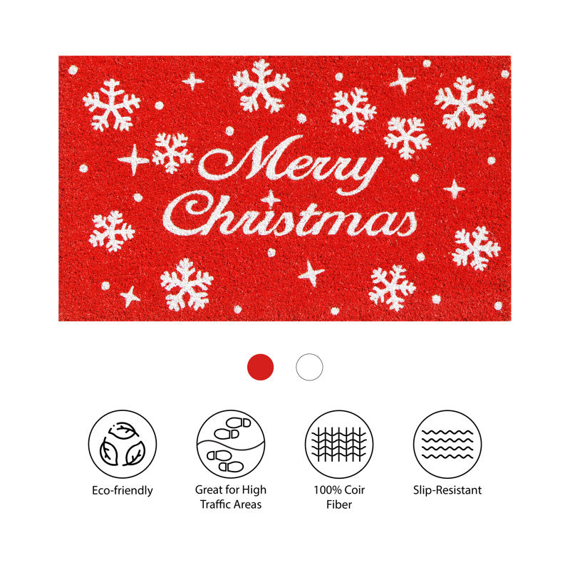 Mayle Non-Slip No Pattern Christmas Doormat