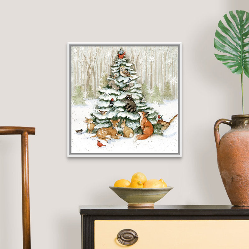 Meadowbrook " Woodland Critters " by Susan Winget Painting Print