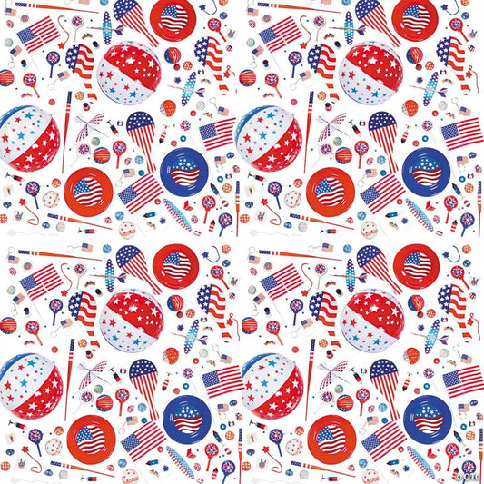 Mega Bulk 3000 Pc. Patriotic Toy, Novelty & Handout Assortment