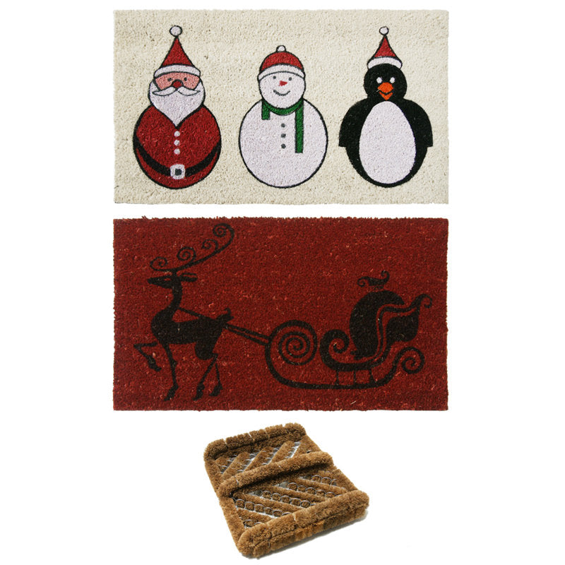 Memoire No Pattern Christmas Doormat