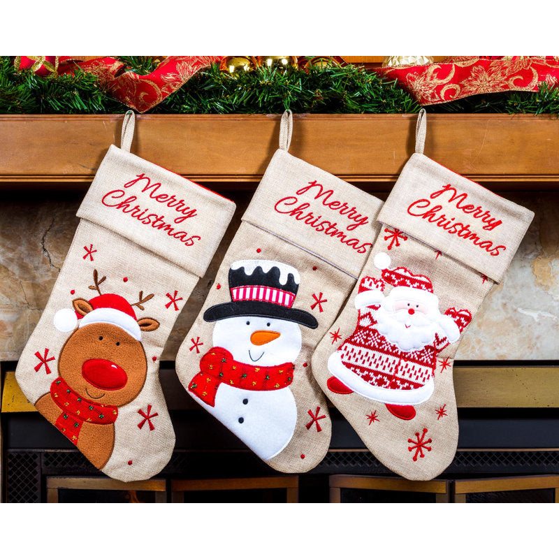 Merry Christmas Stocking Set