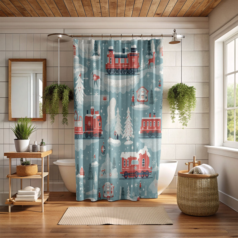Merry Express - Premium Shower Curtain