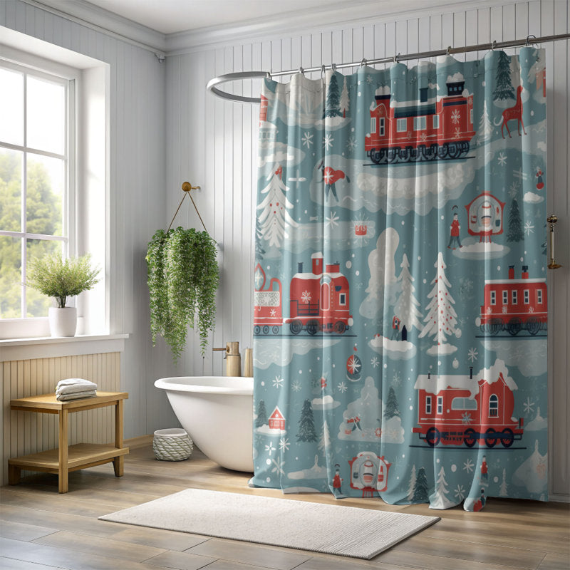 Merry Express - Premium Shower Curtain