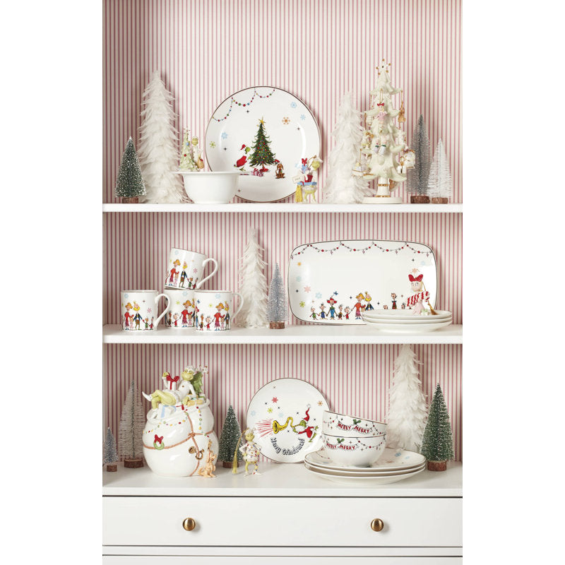 Merry Grinchmas Dinner Plates, Set Of 4
