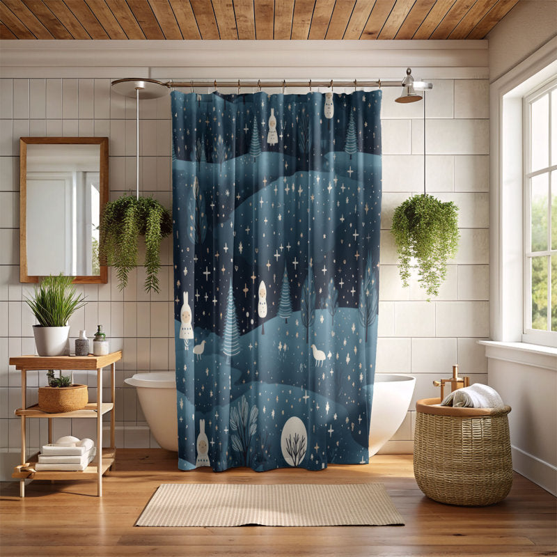 Merry Night - Premium Shower Curtain