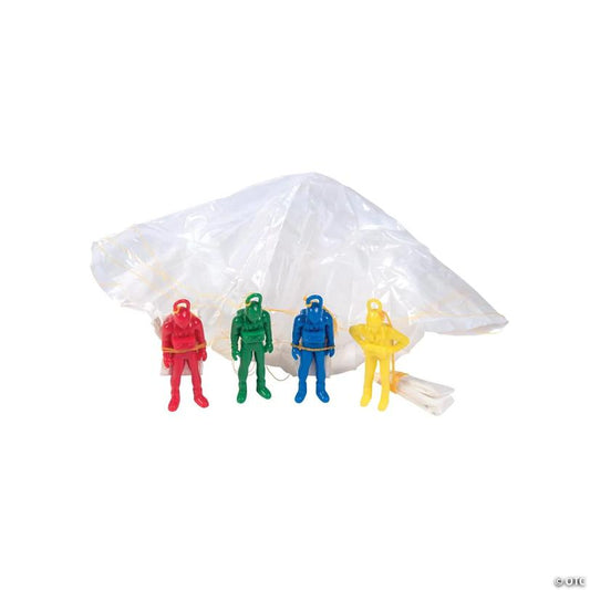 Mini Action Paratroopers - 12 Pc.