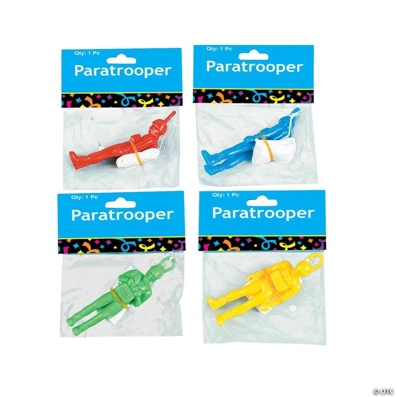 Mini Action Paratroopers - 12 Pc.