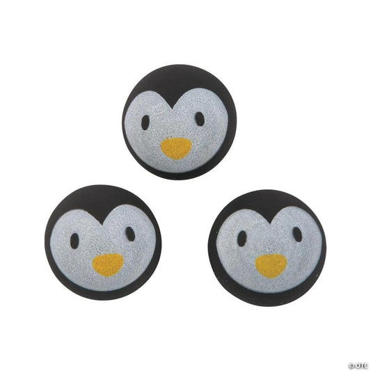 Mini Cute Penguin Bouncy Balls - 12 Pc.