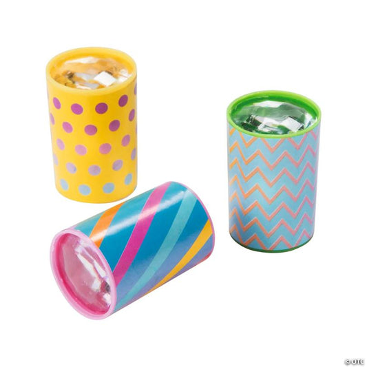 Mini Dots & Stripes Prisms - 18 Pc.