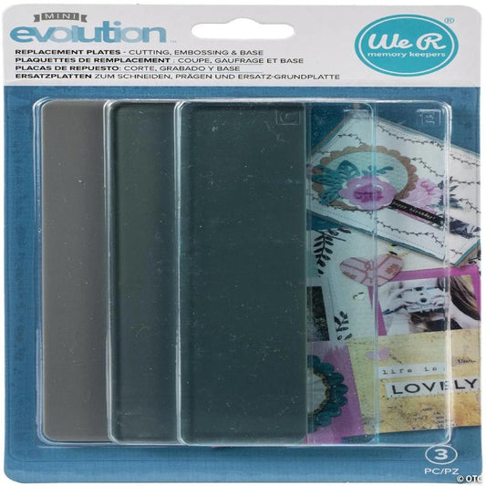 Mini Evolution Replacement Plates 3/Pkg-For 661629 & 60000003 | USA Decoration®