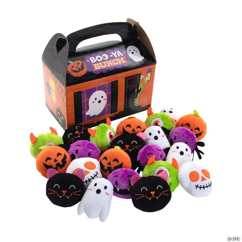 Mini Haunted House with Stuffed Halloween Characters Kit - 25 Pc.