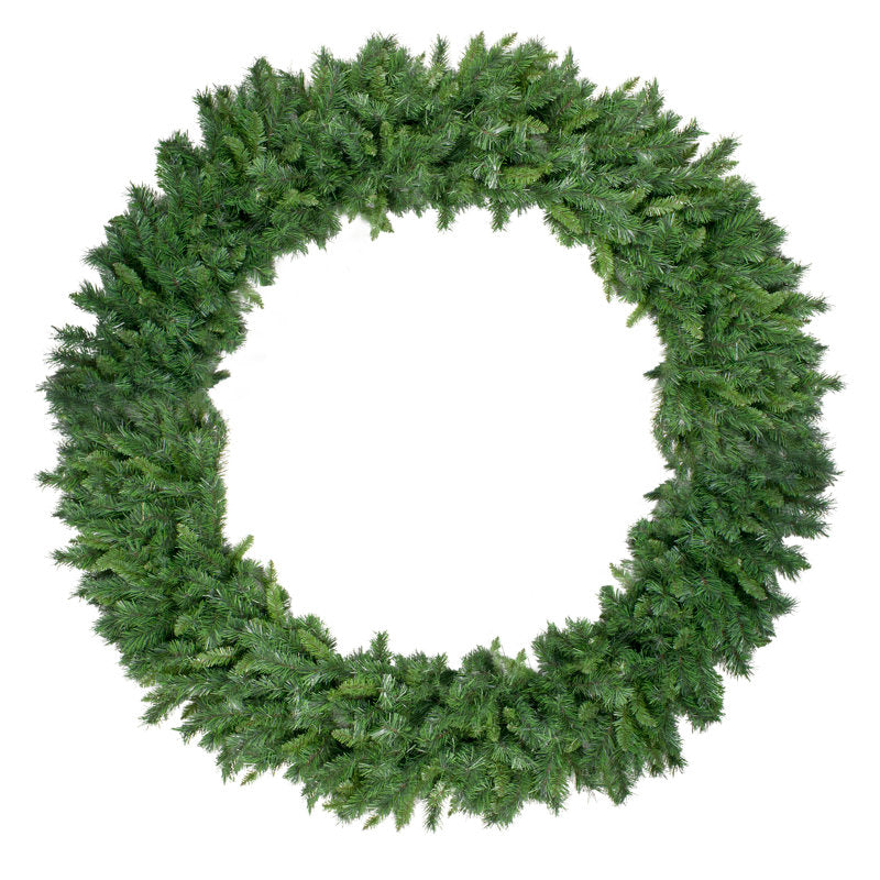 Artificial Pine Christmas Wreath as a festive door display