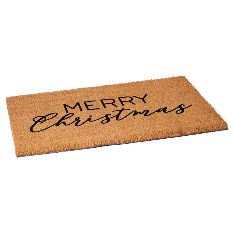 Modern Merry Christmas Doormat