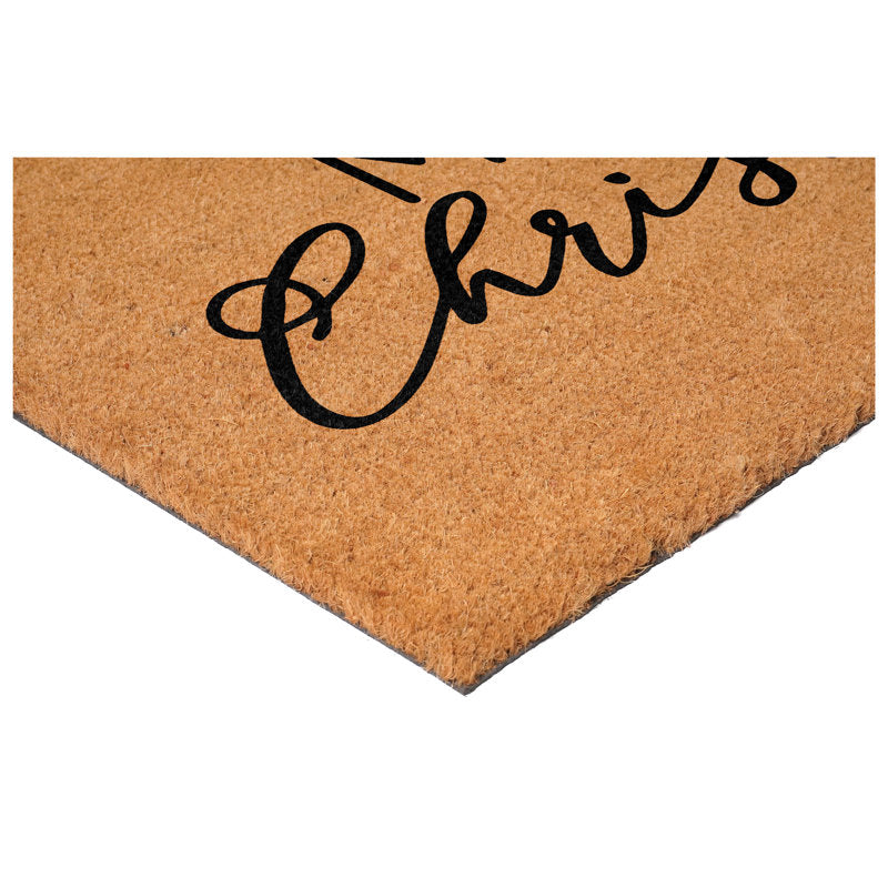 Modern Merry Christmas Doormat