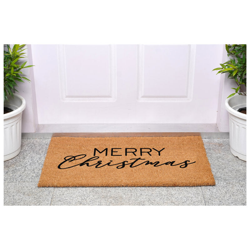 Modern Merry Christmas Doormat