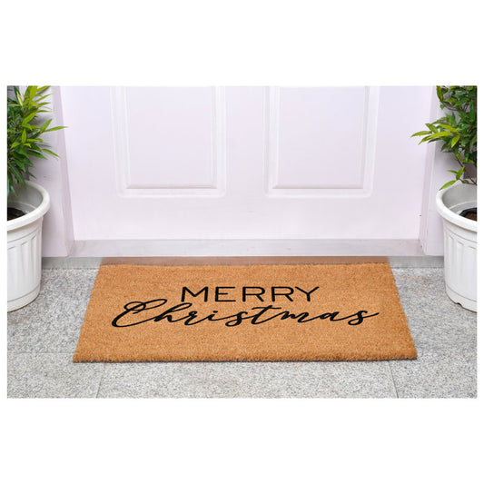 Modern Merry Christmas Doormat