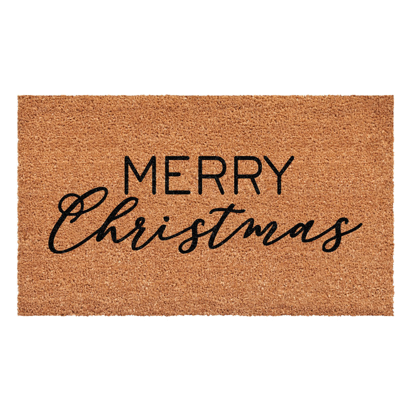 Modern Merry Christmas Doormat