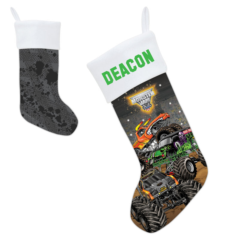 Monster Jam Crunch Bunch Christmas Stocking