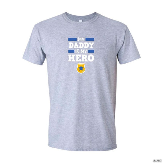 My Daddy Is My Hero Police Youth T-Shirt