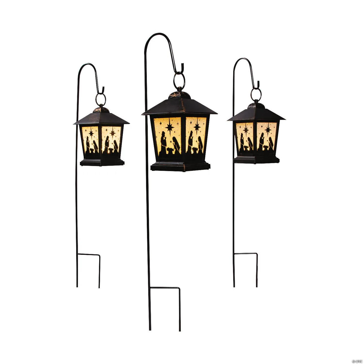 Nativity lantern outdoor Christmas decoration