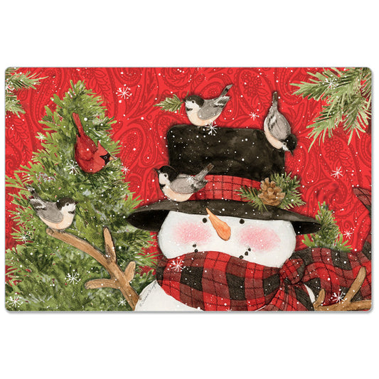 No Pattern Christmas Doormat