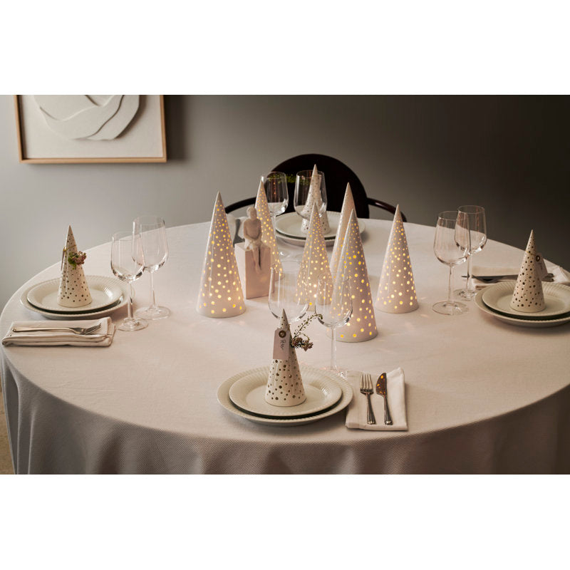 Nobili Bone China Tabletop Lantern Candle Holder