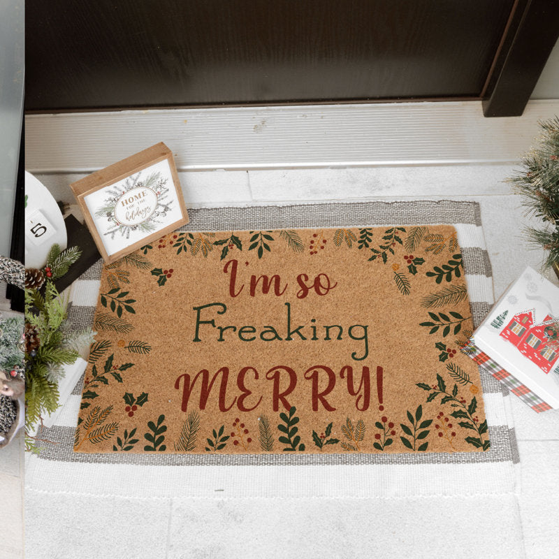 Non-Slip Christmas Doormat