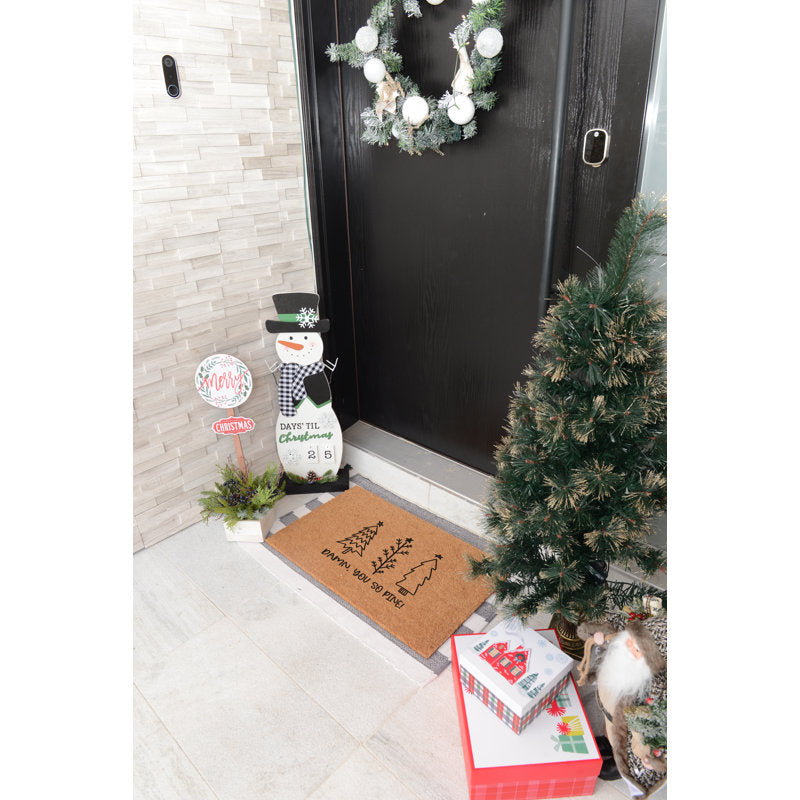 Non-Slip Christmas Doormat