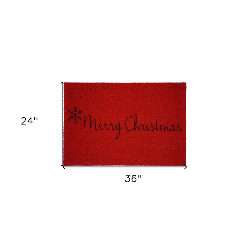 Non-Slip Christmas Doormat
