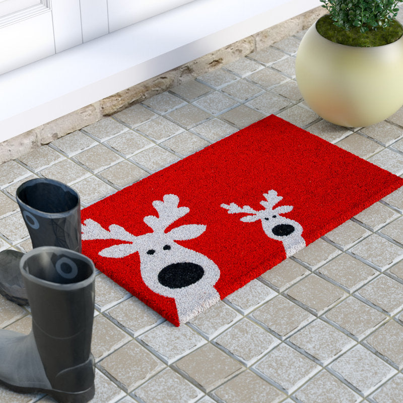 Non-Slip No Pattern Christmas Doormat
