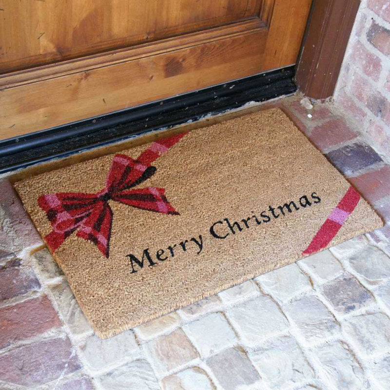 Non-Slip No Pattern Christmas Doormat
