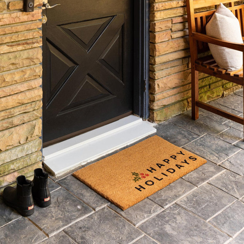 Non-Slip No Pattern Christmas Doormat