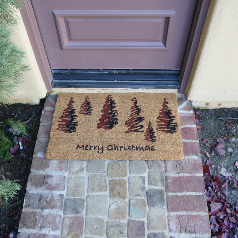 Non-Slip No Pattern Christmas Doormat