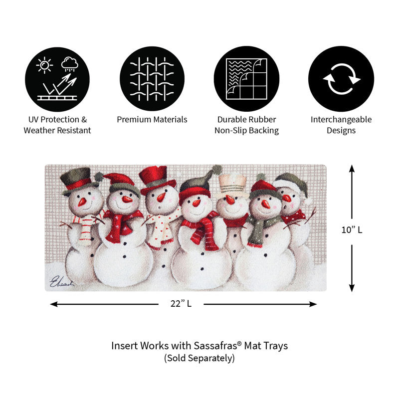 Non-Slip No Pattern Christmas Doormat