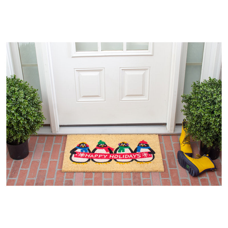 Non-Slip No Pattern Christmas Doormat