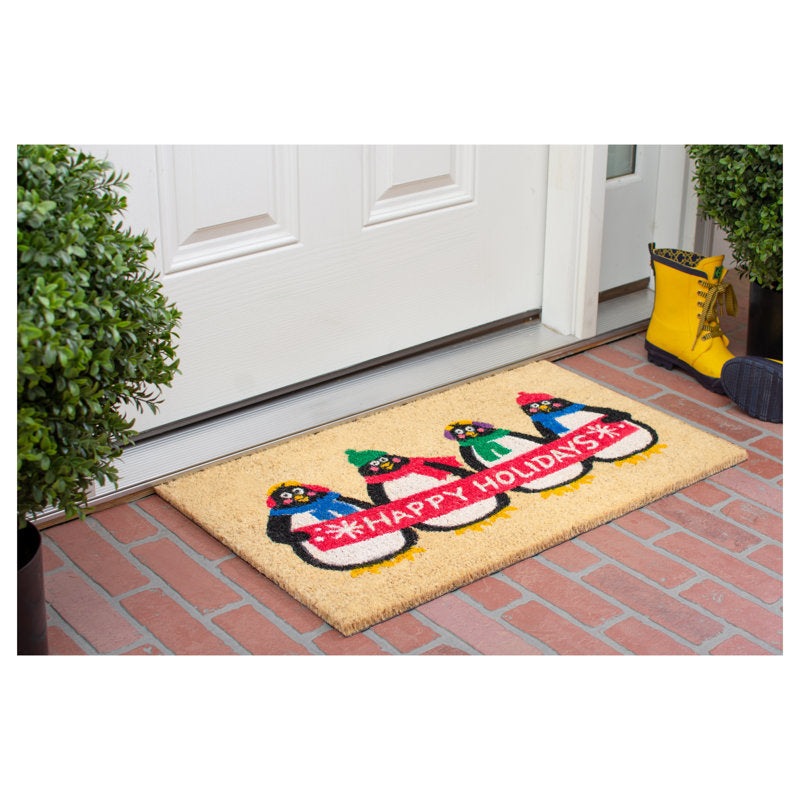 Non-Slip No Pattern Christmas Doormat